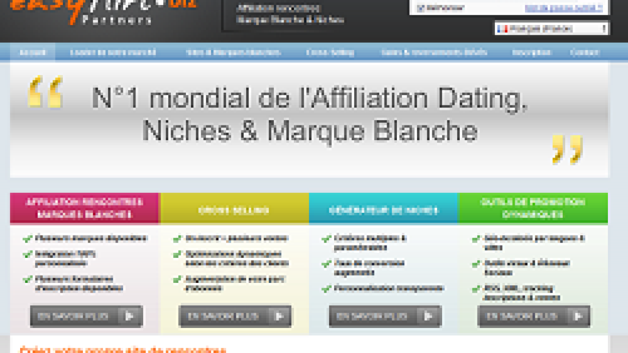 Dating Factory,Affiliation rencontres en marque blanche
