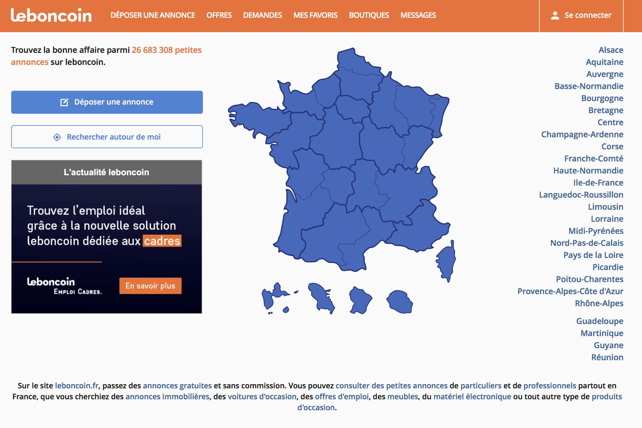 Leboncoin.fr : expérience d'achat des Français 2014, selon le sexe