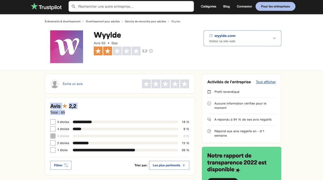 wyylde avis