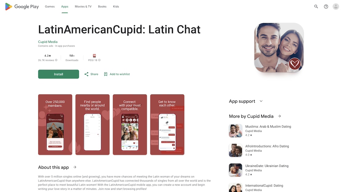 LatinAmericanCupid avis