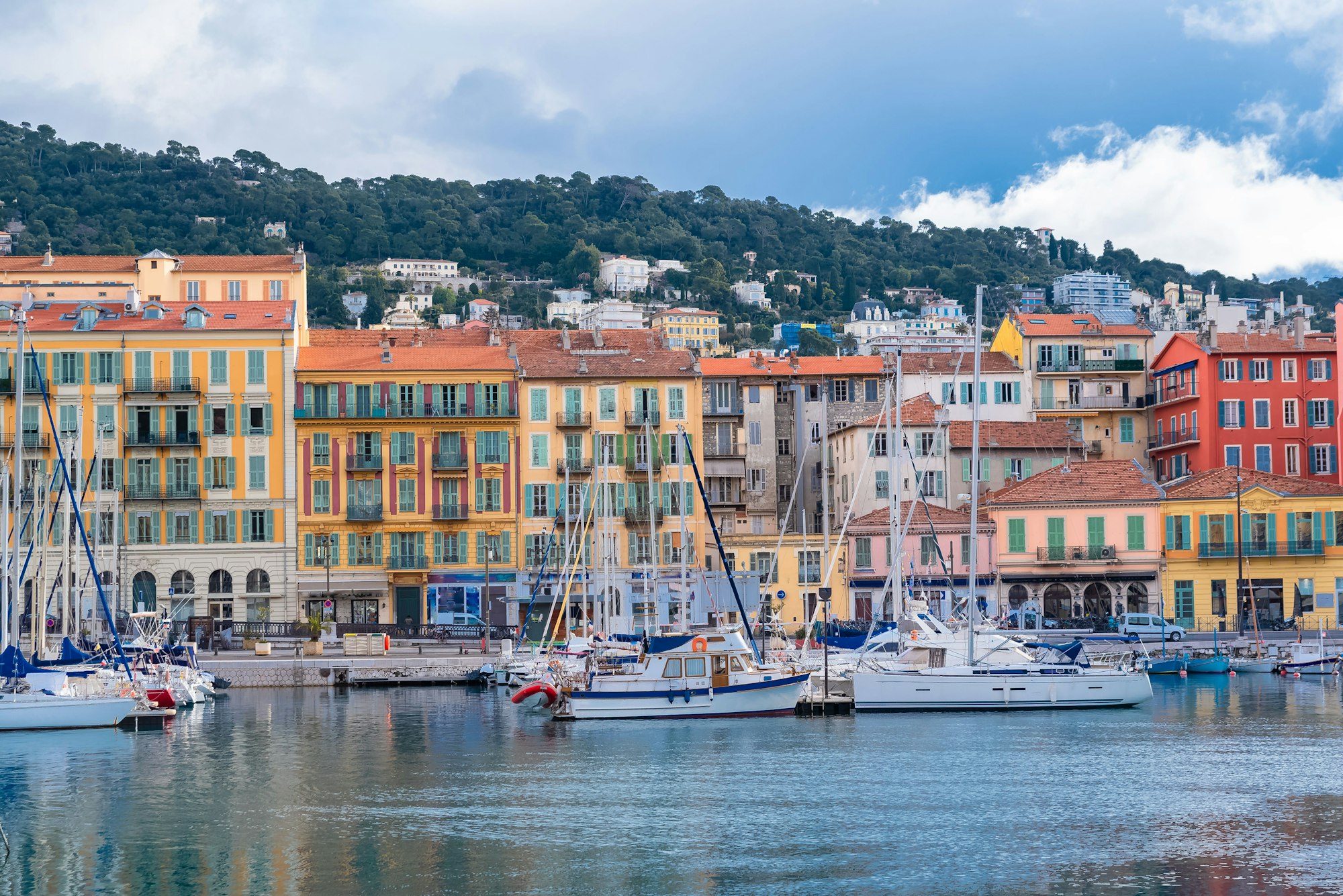 Nice in France, the harbor