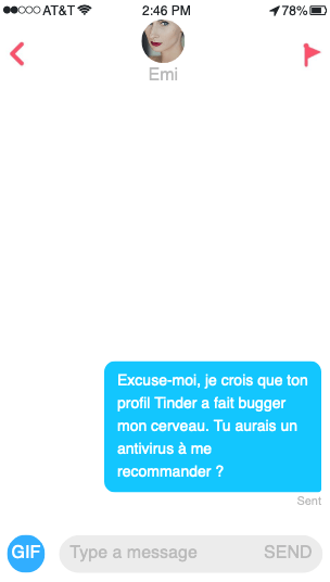 phrase accroche tinder